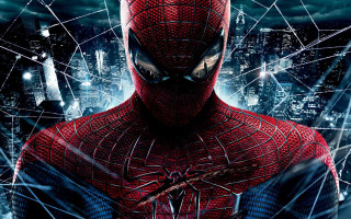Spider man cityscape background face - alton tobey free wallpaper