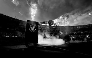 Black white stadium smoke football - smoke free wallpaper