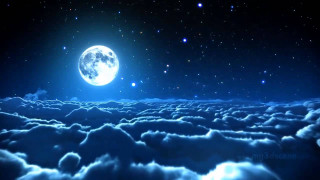 Full moon clouds night sky 5 - moon free wallpaper for desktop