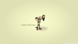 Woman skateboard street wall message - me free wallpaper for desktop