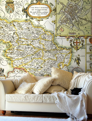 Couch pillows blanket map England - it in front free wallpaper for mobile