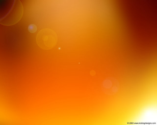 Blurry orange yellow sunburst lightbulb - volumetric lighting free wallpaper