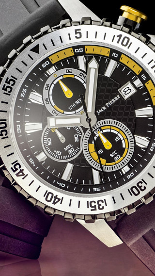 Black yellow watch purple strap - christian hilfgott brand free wallpaper for mobile