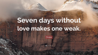 Mountain quote seven days without - dirck de bray free wallpaper