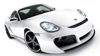 White sports car black stripe 2 - a black stripe free wallpaper for desktop
