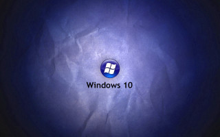 Blue background windows10 logo circle - a blue circle free wallpaper