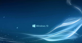 Blue background white swirl windows10 - white swirl free wallpaper