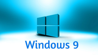 Blue windows 9 background rectangle - 8 k free wallpaper for desktop