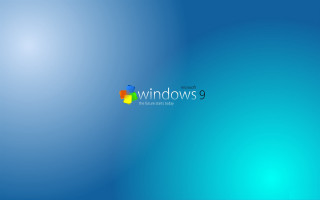 Blue wall windows logo background 2 - 8 k free wallpaper