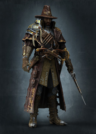 Man costume sword hat hand - a sword and a hat free wallpaper for mobile