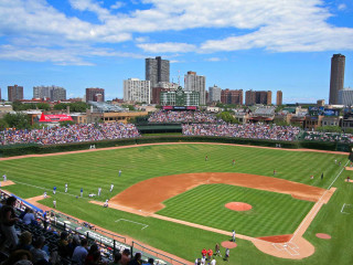 Baseball field crowd stands game - a baseball field free wallpaper