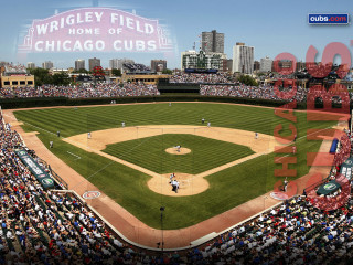 Wrigley field chicago cubs baseball - a baseball stadium free wallpaper