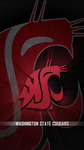 Washington state cougars red black - dennis ashbaugh free wallpaper for mobile