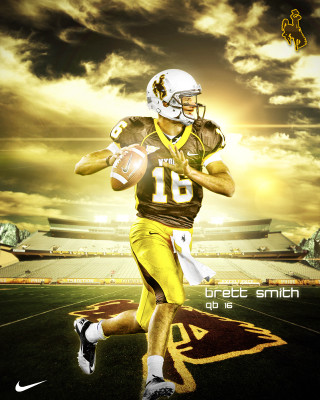 Football player running ball sky - dan smith free wallpaper