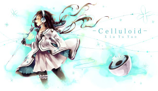 Girl microphone hat cellphone tea - cicely free wallpaper for desktop