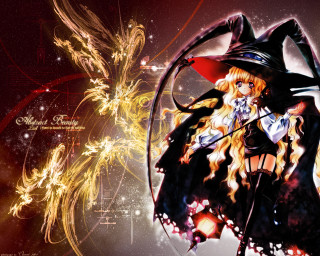 Witch broom hat firework background - a broom and a hat free wallpaper