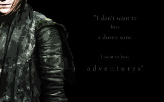 Man camouflage jacket quote adventures - dungeon and dragons free wallpaper