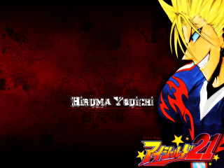 Anime character yellow hair red - anime style free wallpaper