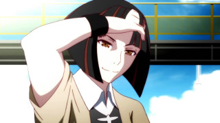 Girl long hair cross neck - orphism free wallpaper for desktop