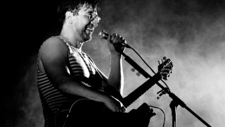 Man glasses guitar singing microphone - david rubín free wallpaper