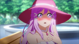 Purple hair pink hat screenshot - a pink hat free wallpaper