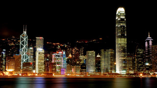 City skyline night lights buildings 7 - cui bai free wallpaper