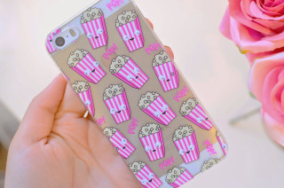 Pink pop art rose phone - theatrical free wallpaper