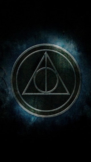 Dark background circle triangle center - a light shining free wallpaper for mobile