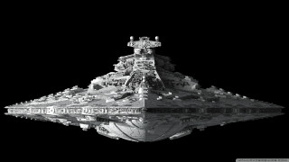Large ship dark sky reflection - ambient occlusion free wallpaper