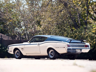 White car parked road forest 3 - side profile free wallpaper