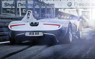 White sports car race track 18 - tire free wallpaper