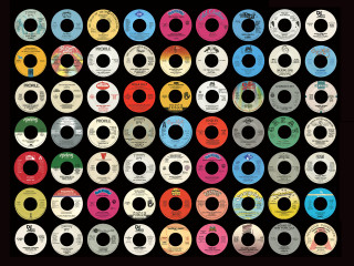 Colorful records variety group sizes - different size free wallpaper for desktop