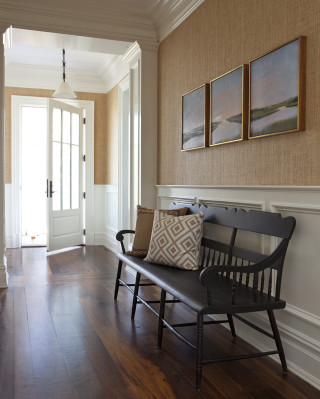 Bench hallway wooden floor painting - david ramsay hay free wallpaper for mobile