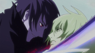 Anime couple swords hands characters - a sword and the other free wallpaper