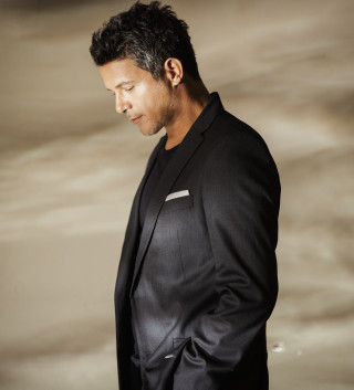 Man suit cellphone cloudy sky - a cloudy sky free wallpaper for tablet