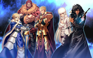 People group blue sky clouds - behind them free wallpaper for desktop