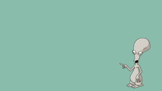 Cartoon character pointing green background - adam rex free wallpaper