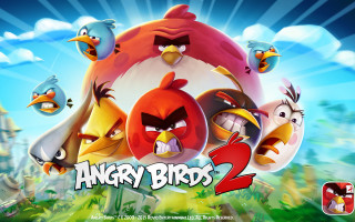 Angry birds game sky clouds - angry bird free wallpaper