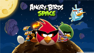 Angry birds flying space shuttles - space shuttle free wallpaper