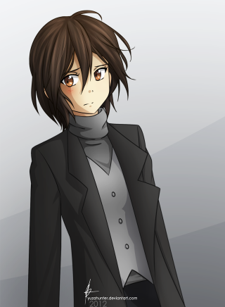 Suit tie black shirt formal - a gray background free wallpaper for mobile