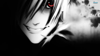 Anime character red eyes long - red eye free wallpaper