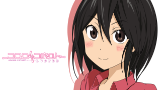 Girl black hair red shirt 4 - a red shirt free wallpaper