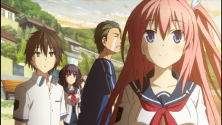 Group people standing building trees - tree and buildings free wallpaper