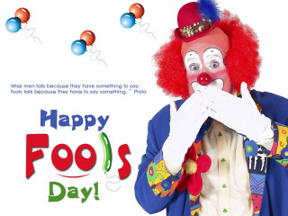 Clown funny face paper mouth - free happy birthday wallpaper