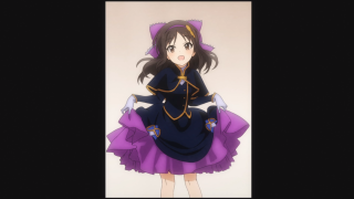 Woman purple dress hat black - a wall free wallpaper for desktop