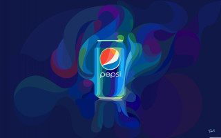Pepsi can colorful background paint - surreal free wallpaper