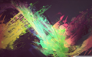 Colorful abstract painting black background 4 - a colorful abstract painting free wallpaper