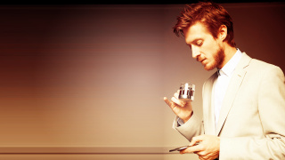 Man suit cellphone wine glass - david boyd free wallpaper
