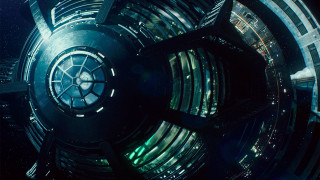 Futuristic building circular window exterior - a futuristic looking building free wallpaper