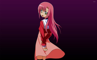 Girl pink hair pink dress 2 - a pink dress free wallpaper for desktop